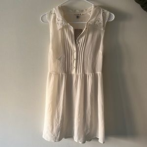 NWT COPE White Dress Size S
